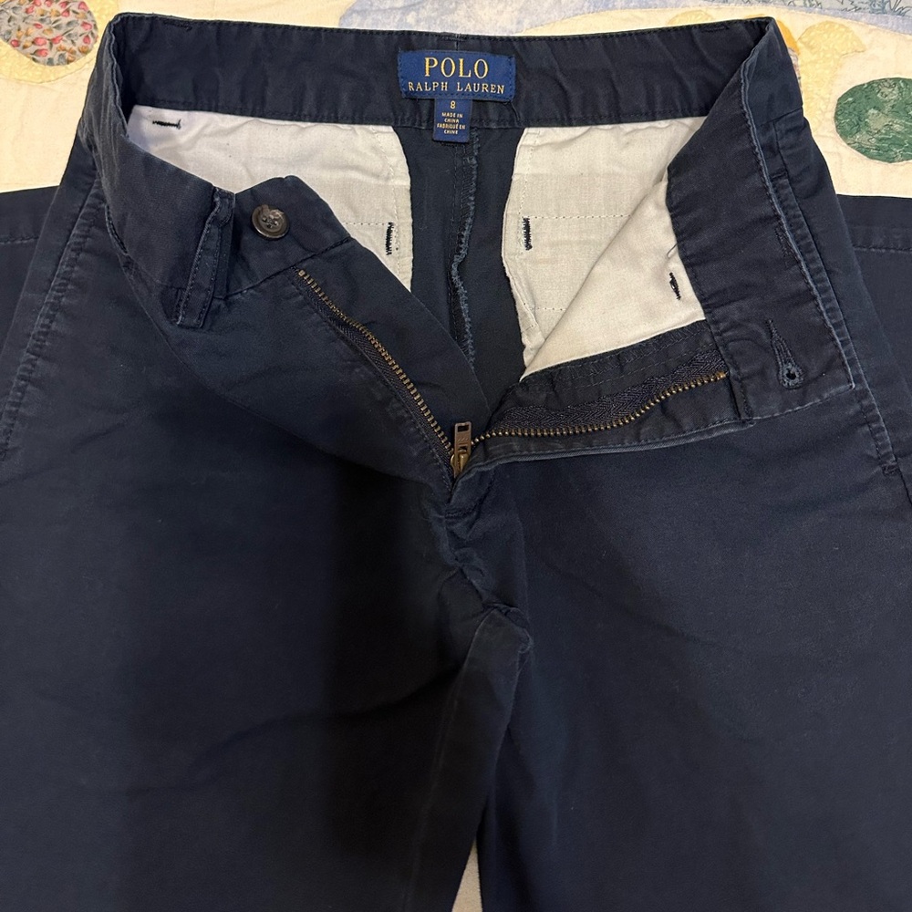 Boys POLO Uniform Pants Chino Pants Size 8